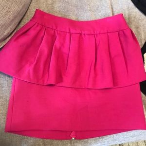 Milly peplum skirt